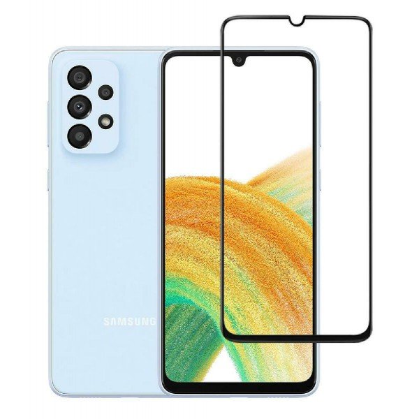 Powertech 5D Full Glue Full Face Tempered Glass Μαύρο (Galaxy A33)